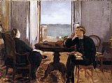 Edouard Manet Interior at Arcachon painting